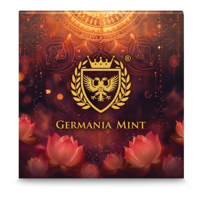 Germania Mint - Diwali Lakszmi - 2 Oz - stříbrný sběratelský litý slitek