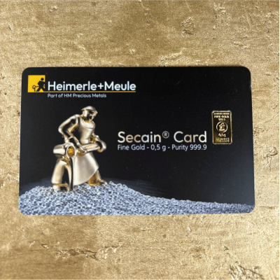 Heimerle + Meule - 0,5g - zlatý investiční slitek