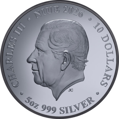 Triple Lunar Horse (2026) -5 Oz - stříbrná proof sběratelská mince