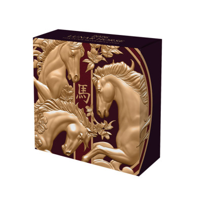Triple Lunar Horse (2026) - 5 Oz - Silver Proof Collector Coin