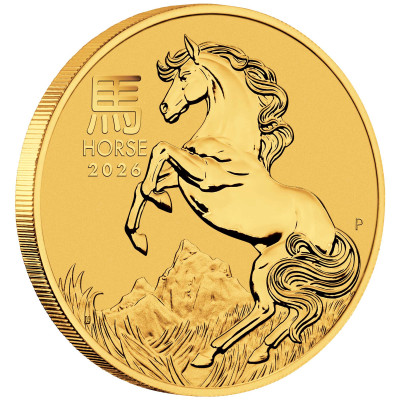 Lunar Horse (2026) - 1/4 Oz - Gold Investment Coin
