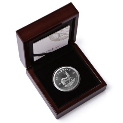 Krugerrand (2025) - 2 Oz - stříbrná proof sběratelská mince