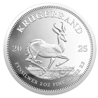 Krugerrand (2025) - 2 Oz - stříbrná proof sběratelská mince
