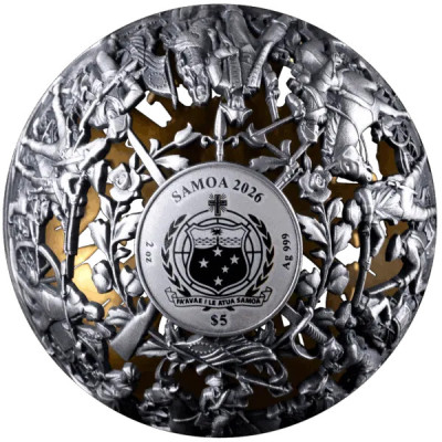 Revolution & Freedom - 2 Oz - stříbrná sběratelská mince (dodání 20.11.2025)