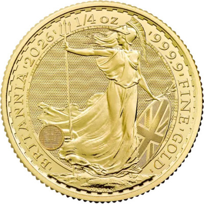 Britannia (2026) - 1/4 Oz - zlatá investiční mince