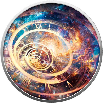 Mexico Libertad (2024) - Time Travel - stříbrná sběratelská mince