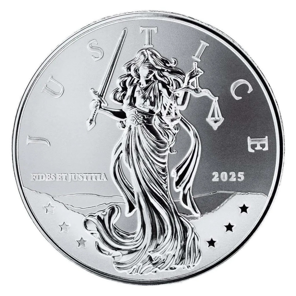 Lady Justice (2025) - 1 Oz - Silver Investment Coin Lady Justice (2025) - 1 Oz - Silver Investment Coin