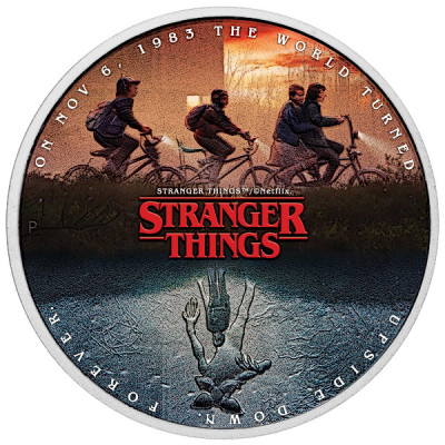 Stranger Things (2026) - 1 Oz - stříbrná sběratelská mince