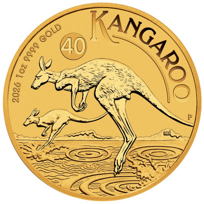 Australian Kangaroo (2026) - 1 Oz - zlatá investiční mince