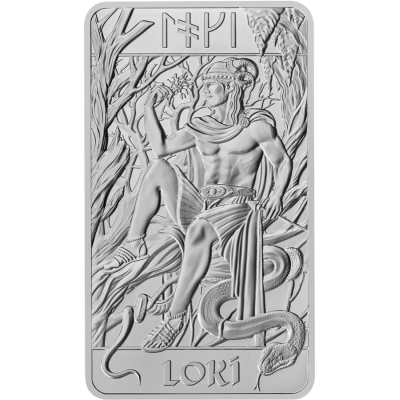 Severští bohové - Loki - 10 Oz - stříbrný investiční slitek