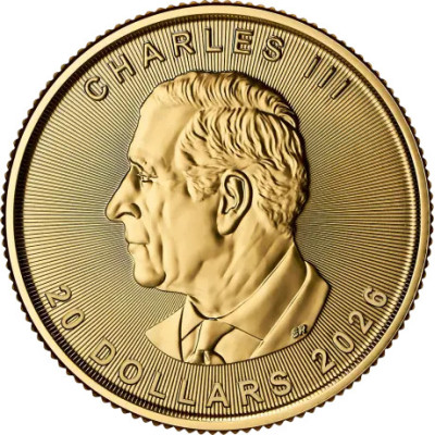 Maple Leaf (2026) - 1/2 Oz - zlatá investiční mince