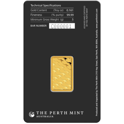Perth Mint - Klokan -5g- investiční zlatý slitek