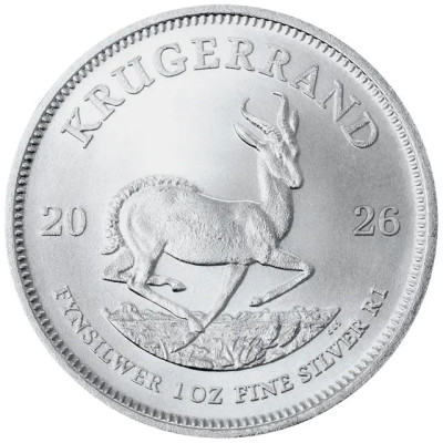 Krugerrand (2026) - 1 Oz - stříbrná investiční mince