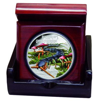 Giant Centipede (2026) - 1 Oz - stříbrná proof sběratelská mince