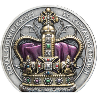 St. Edwards Crown (2026) - 2 Oz - stříbrná proof sběratelská mince