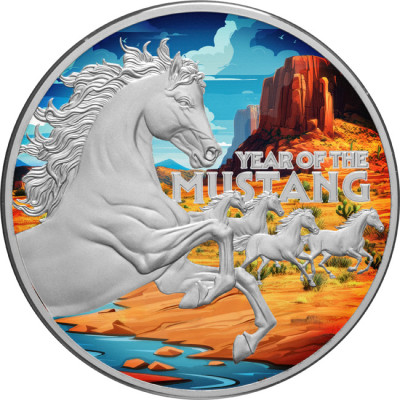 Year of the Mustang (2026) - 1 Oz - Silver Proof Collector Coin