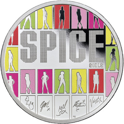 Spice Girls (2026) - 1 Oz - stříbrná sběratelská mince