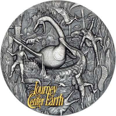 Journey to the Centre of the Earth (2026) - 3 Oz - silver proof collector coin