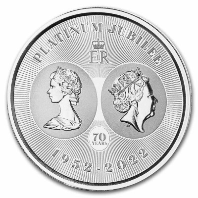 Queen Elizabeth II. Platinum Jubilee (2026) - 1 Oz - stříbrná sběratelská mince