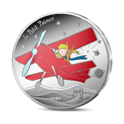 The Little Prince - Airplane - 22,5g - Silver Proof Collector Coin
