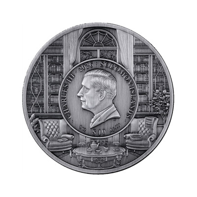 Agatha Christie (2026) - 5 Oz - Silver Collector Puzzle Coin