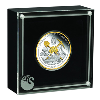 Australia´s First Gold Rush - 1 Oz - stříbrná sběratelská mince