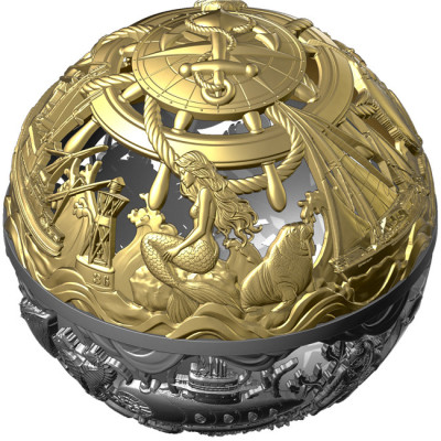 Sea & Surface - 2 Oz - stříbrná sběratelská mince
