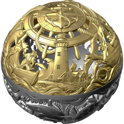 Sea & Surface - 2 Oz - Silver Collector Coin