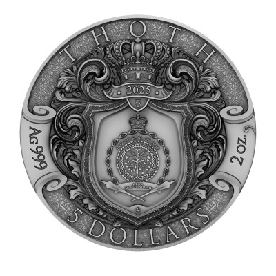 Thoth - 2 Oz - stříbrná sběratelská mince