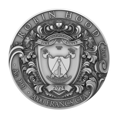 Robin Hood - 2 Oz - stříbrná sběratelská mince