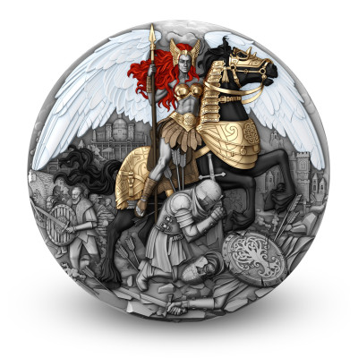 Valkýra - 2 Oz - stříbrná sběratelská mince