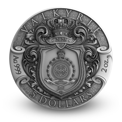 Valkýra - 2 Oz - stříbrná sběratelská mince