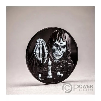 Dark Checkmate (2021) - 3 Oz - stříbrná proof sběratelská mince