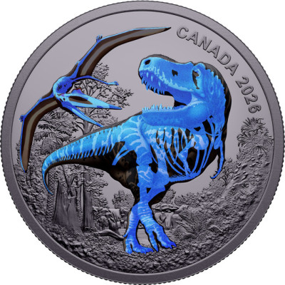 T-Rex (2026)  - 1 Oz - stříbrná sběratelská mince