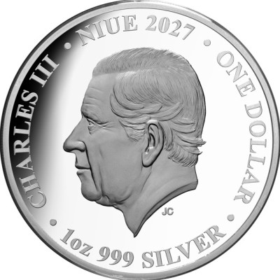 Lunar Goat (2027) - 1 Oz - stříbrná sběratelská mince