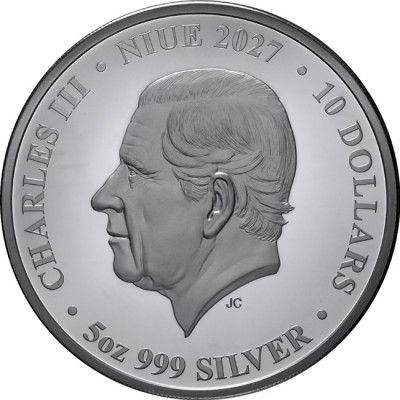 Lunar Goat (2027) - 5 Oz - stříbrná proof sběratelská mince