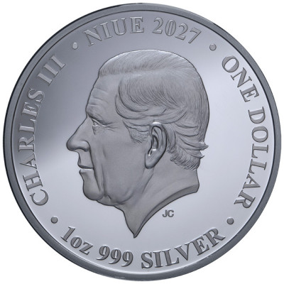 Lunar Goat (2027) - 1 Oz - stříbrná proof sběratelská mince