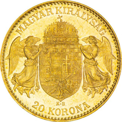Hungary 20 Corona -  zlatá investiční mince