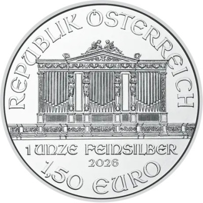 Wiener Philharmoniker (různé ročníky) - 1 Oz - stříbrná investiční mince