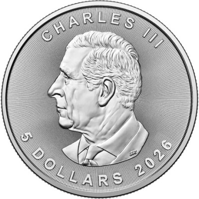 Maple Leaf (různé ročníky) - 1 Oz - stříbrná investiční mince