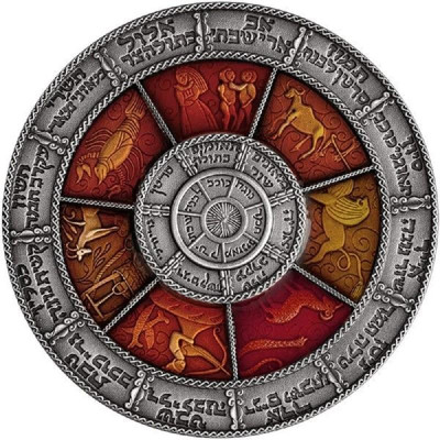 Hebrew Calendar (2022) - 2 Oz - stříbrná sběratelská mince