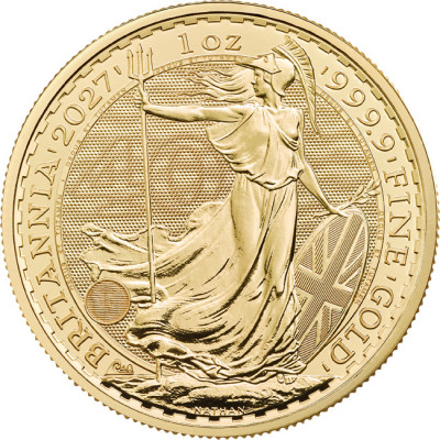 Britannia (2027) - 1 Oz - zlatá investiční mince