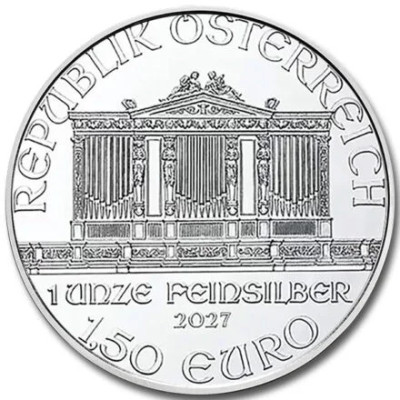 Wiener Philharmoniker (2027) - 1 Oz - stříbrná investiční mince