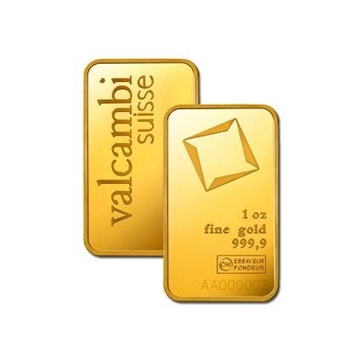 Valcambi 1oz (31,1 g) - Investiční zlatý slitek