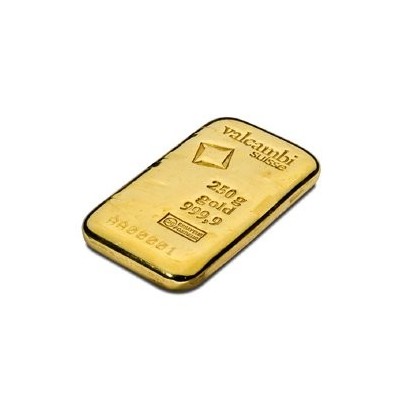 Valcambi 250 g - Investiční zlatý slitek