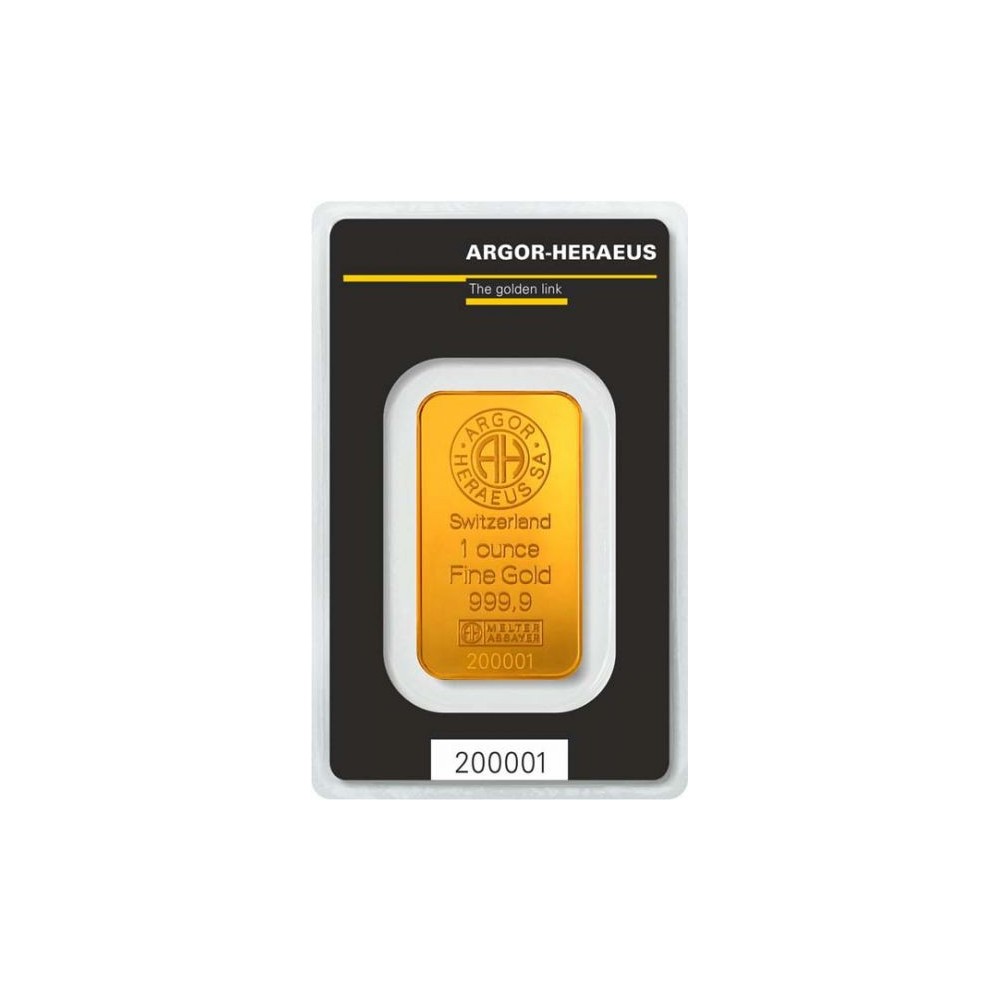 Argor-Heraeus 31,1g Investiční zlatý slitek