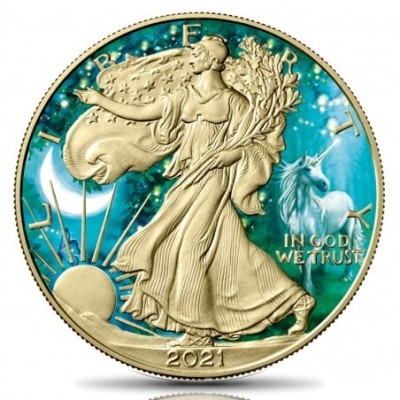 1 Oz Wolf American Eagle -Unicorn - stříbrná mince